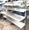 33x93x68” H Shelfs w/ Heating Lamps