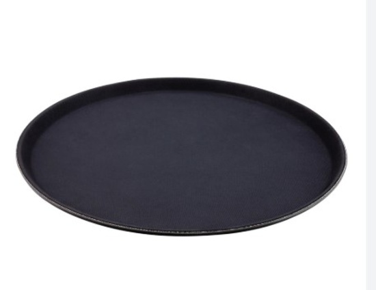 14" Anti- Skid Serving Trays Black