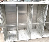 26x57x55” H Enclosed Food Pan Rack