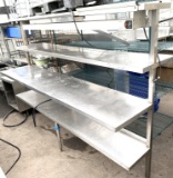 33x93x68” H Shelfs w/ Heating Lamps