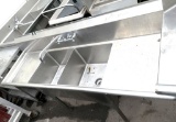 24x76” 2 tub 2 db Sink
