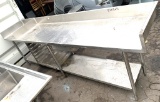24x113'' Work table w/ sink