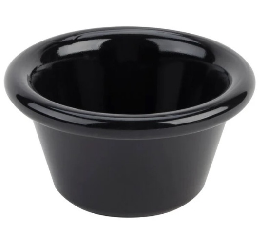 3.5 oz Black Ramekins