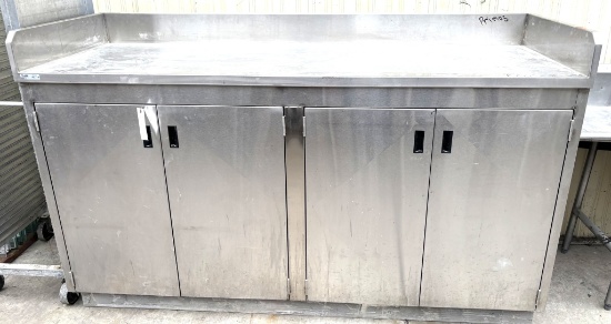 84" Work Table Cabinet