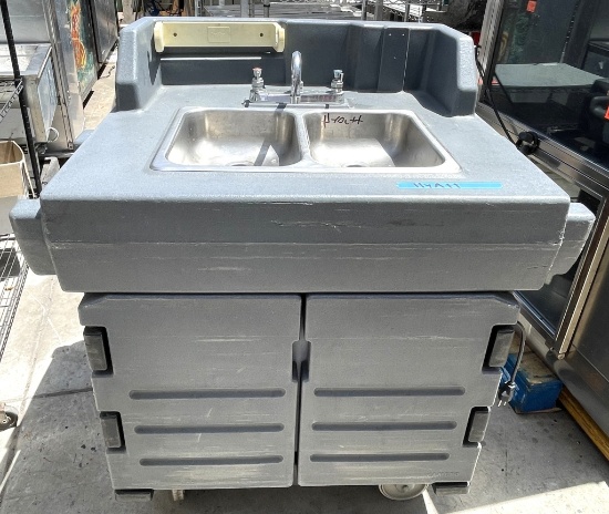 Portable Self-Contained Hand Sink Cart