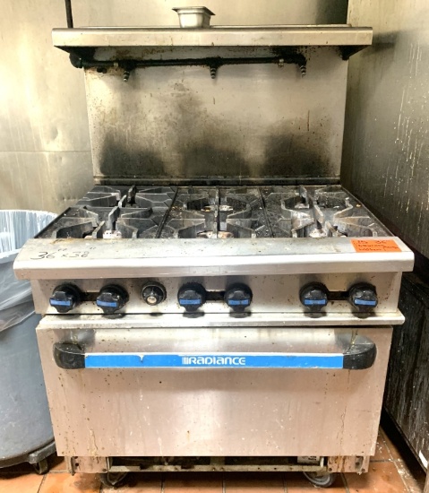 6 Burner Range
