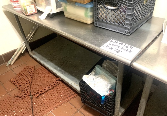 30x72" Work Table