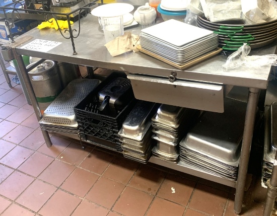 30x60" Work Table w/ Drawer