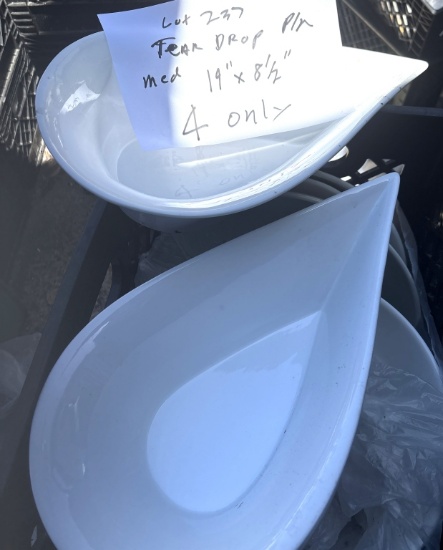 14x8 1/2" Tear Drop Plates