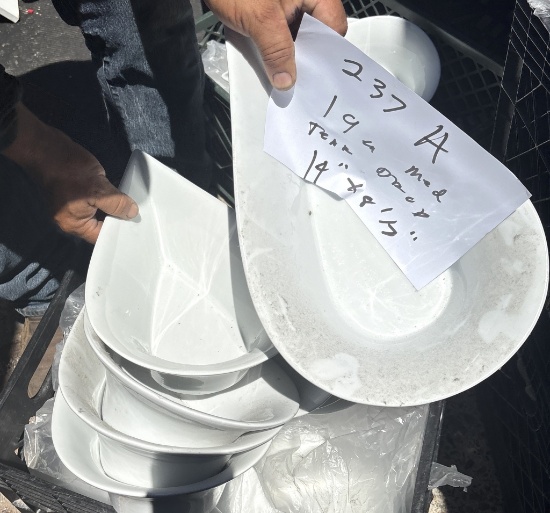 14x8 1/2" Tear Drop Plates