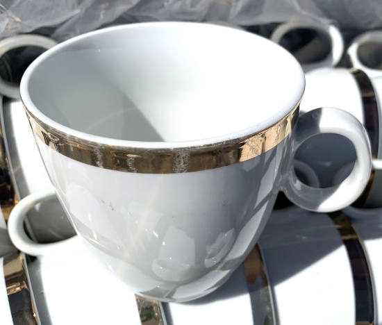 3 5/8 x 3 5/8" Gols/Siler Rims Mugs