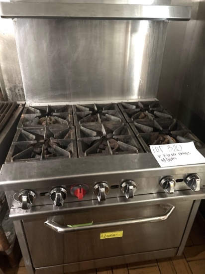 6 Burner w/ Oven