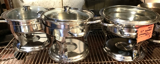 12" Round Chafing Dishes