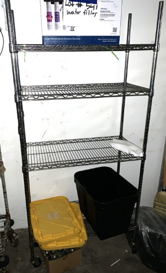 18x36x76" H Utility Rack