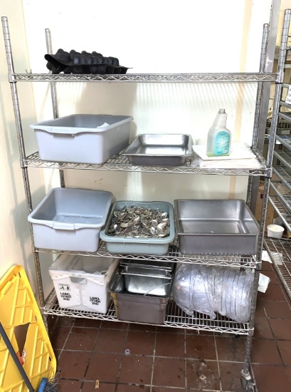 18X48X77" Utility Rack w/ Content