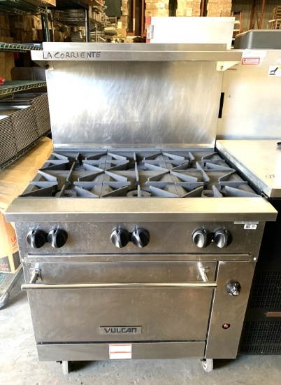 6 Burner Range w/ Oven