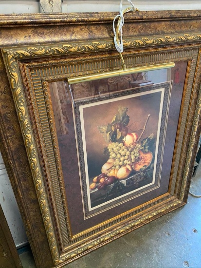 Large Framed Fruit Picture