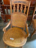 Antique Caned Rocking Chair