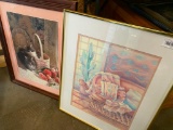 Pair Framed Art