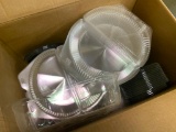 Box of Plastic Takeout Containers