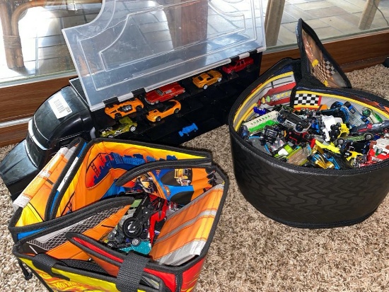 Lot of Toy Cars + Trucks