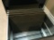 2 Drawer Black Metal Filing Cabinet