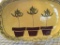 13 Inch x 9 Inch Oval Clay Serving Tray