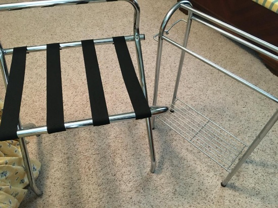 Metal Quilt Rack & Metal Luggage Rack