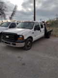 2007 F350 FLATBED DIESEL 6.0