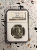 1-1962 50 Cent MS64 Ben Franklin NGC Graded