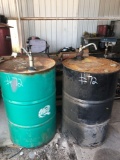 2-55 Gal. Barrels w/ Pumps