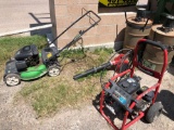 Lawnmowers, Blower & Pressure Washer