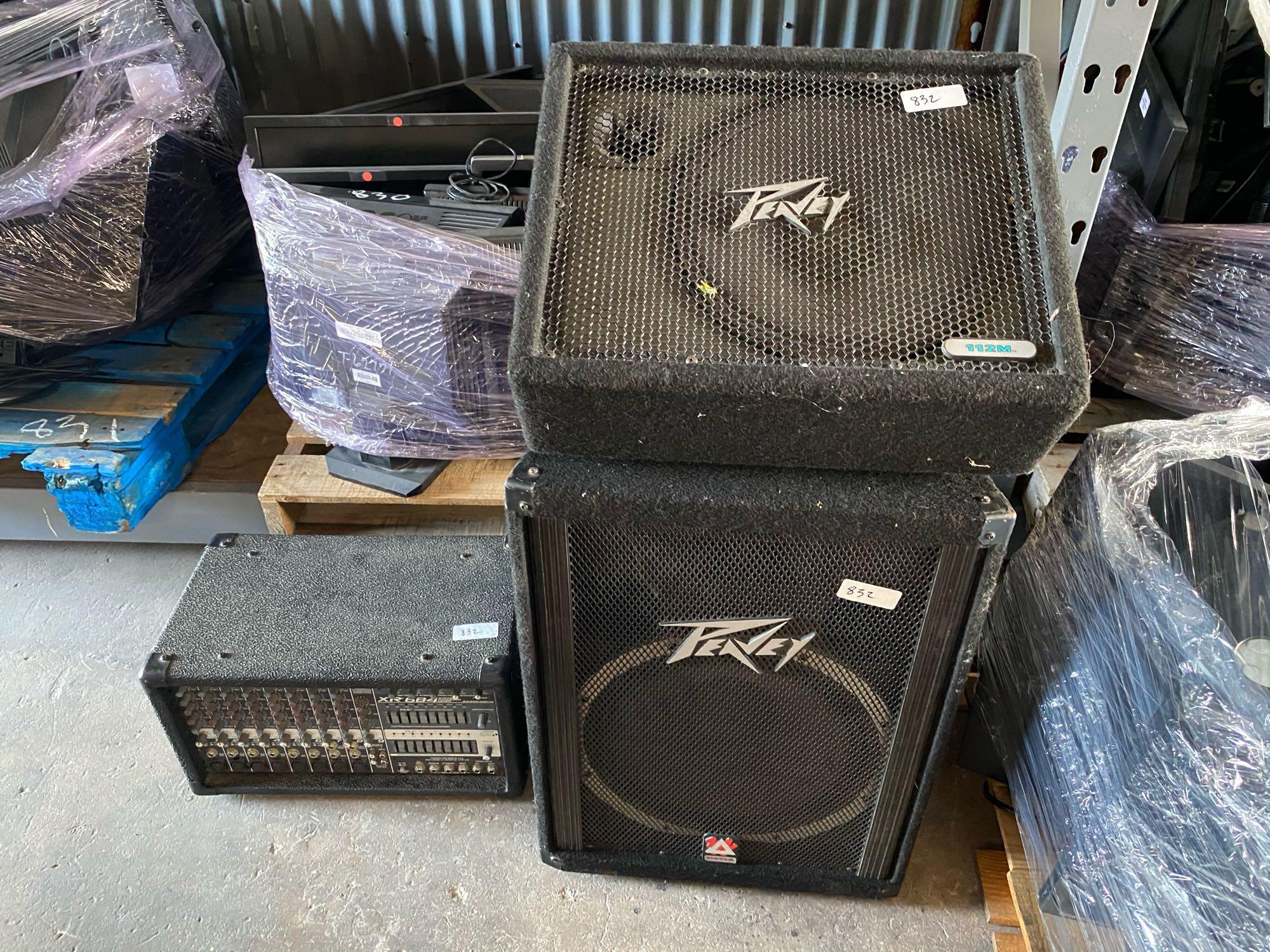 Peavey Speakers XR684 Stereo Powered Mixer Proxibid