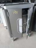 (2) Chromebook Carts, Small Cart With Wheels