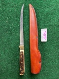 Uncle Henry Filet Knife With Sheath