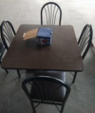 Table With 4 Chairs, 12v Battery Charger