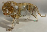 Swarovski Crystal Golden Tiger