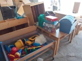 Wood Tables, Book Shelves, Kid Toys, Magazine Shelves & Small Mirror
