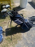 Golf Clubs & Storage Bag