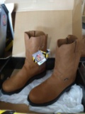 Justin Brown Steel Toe Boots