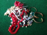Brass Bracelets, Seashell Necklace, Bracelet