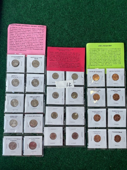 Roosevelt Dimes, Lincoln Cents, & Jefferson Nickel Series