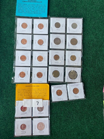 Wheat Cents, Proof Cent Foreign, Commemorative Coins