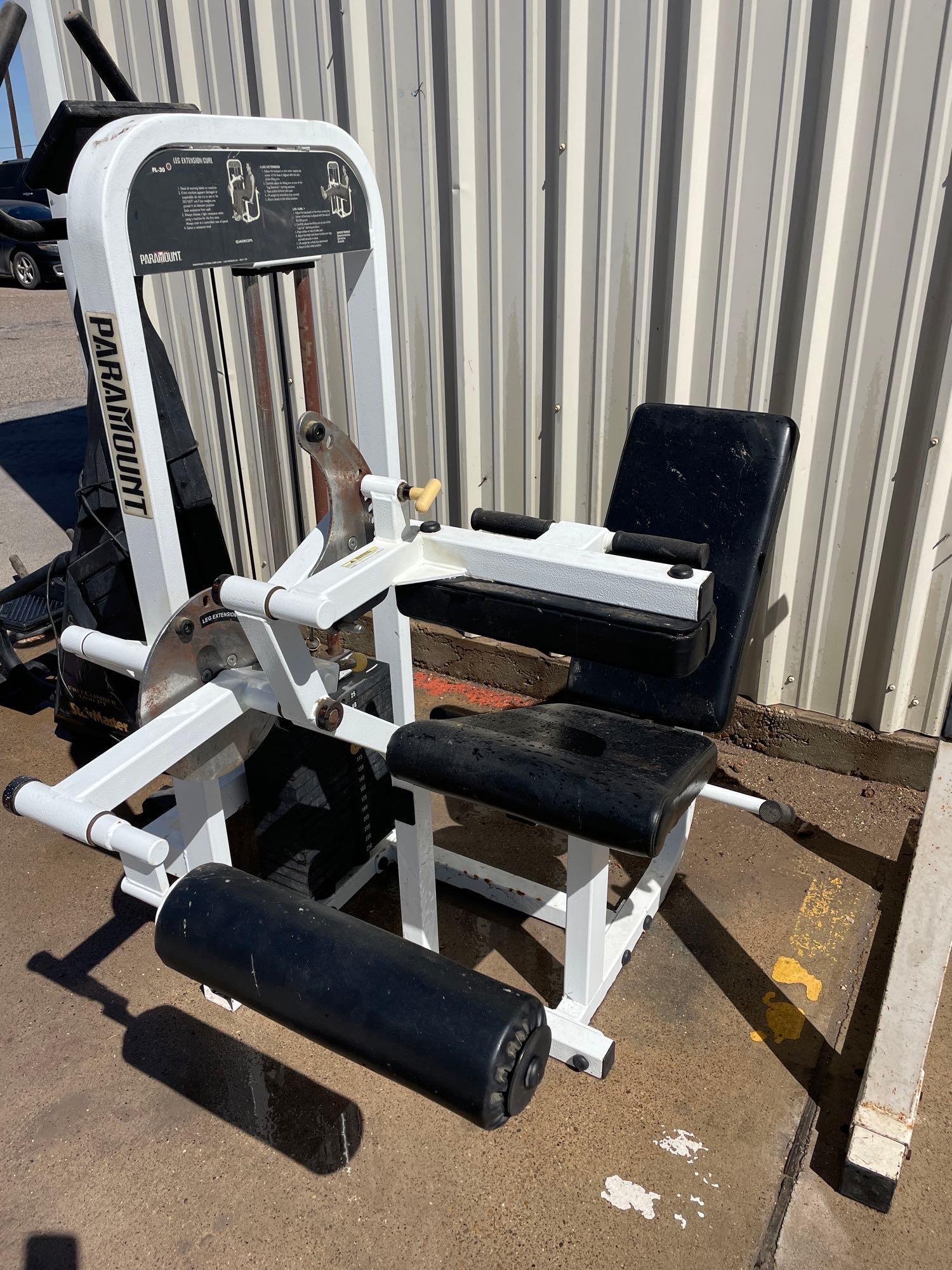Paramount Leg Extension Horizontal Curl Proxibid