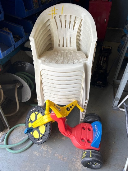 Chairs, Toy Tricycle