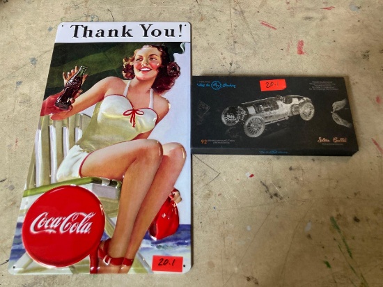 Model Building Kit, Coca-Cola Sign