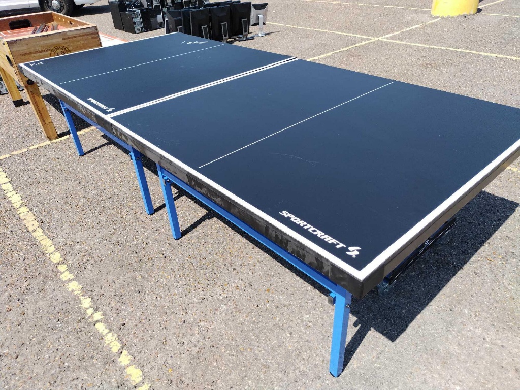 Sportcraft Ping Pong Table | Estate & Personal Property Sporting Goods  Indoor Sports Equipment Game Tables Ping Pong Tables | Online Auctions |  Proxibid