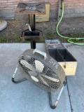Lakewood HV2 Fan, Metal Container, Metal Stand