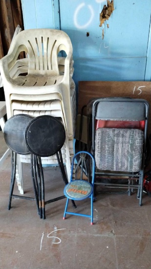 Stools, Plastic Chairs, Folding Chairs