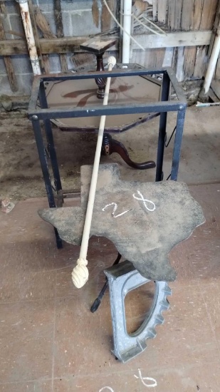 Texas Shape Table, Quick Change Trailer Jack, Curtain Rod,
